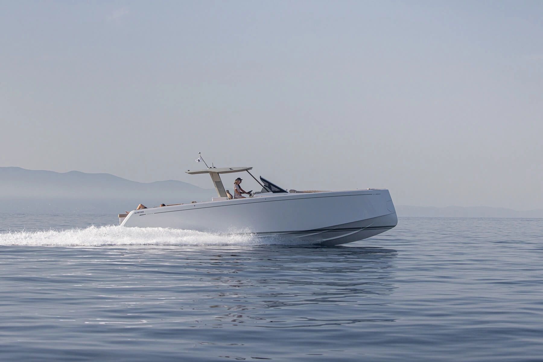 Pardo 43 en navigation en Mediterranée